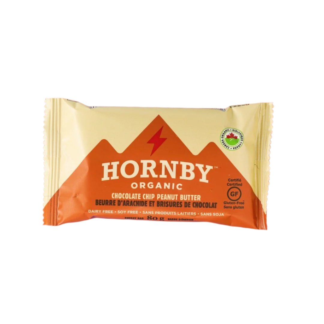 Hornby Organic Chocolate Chip Peanut Butter Bar (80g) - Lifestyle Markets